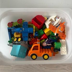 LEGO Duplo Bin Bundle Colorful Building Block Set for Kids